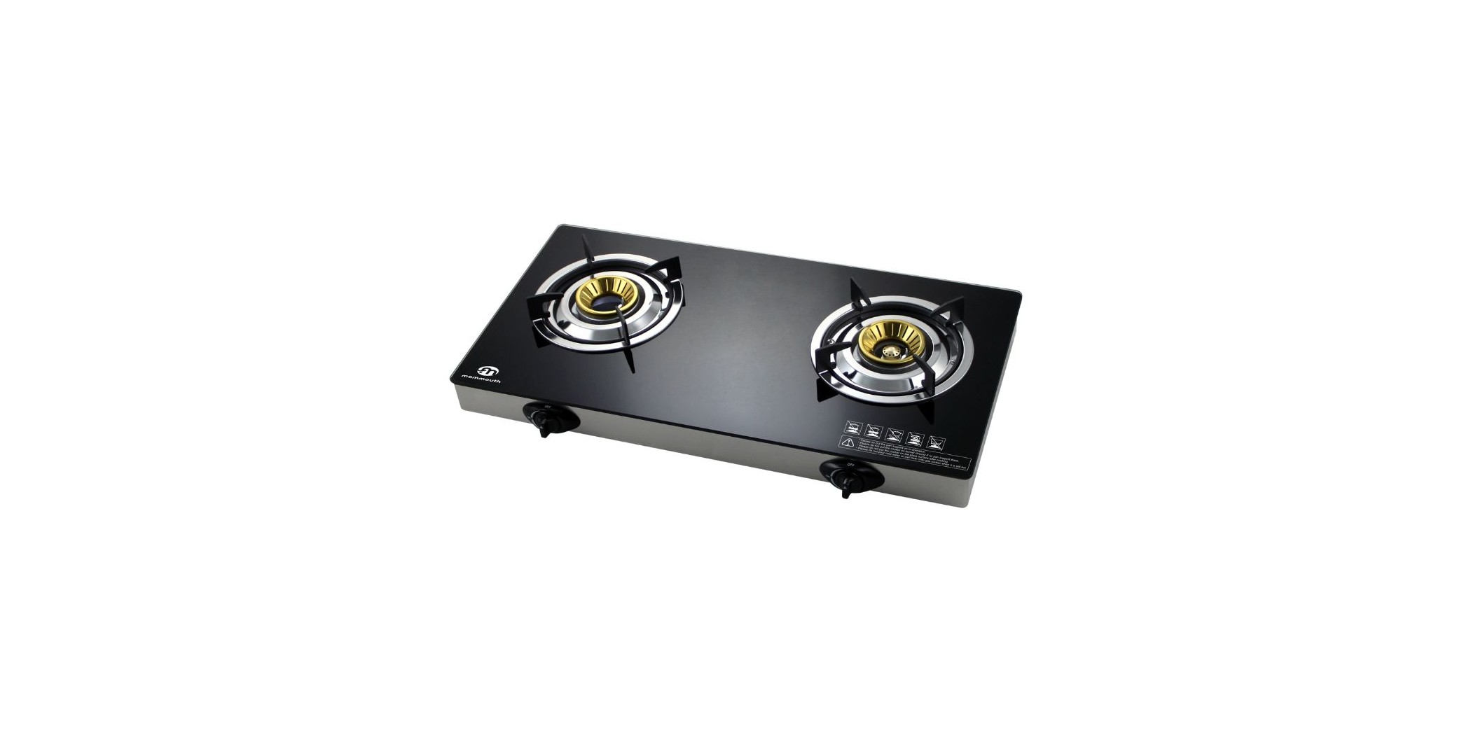 Mammouth MMGC9208G Slim Glass Top Double Burner