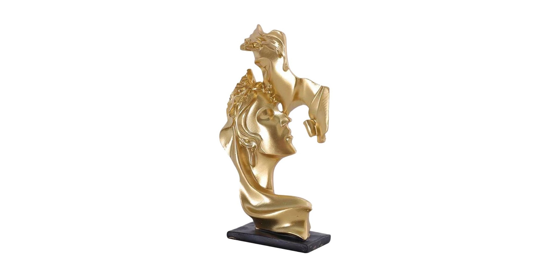 Love Gold Table Decor Resin