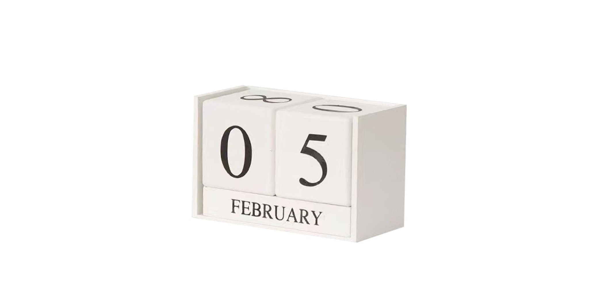 Calender Box Wood