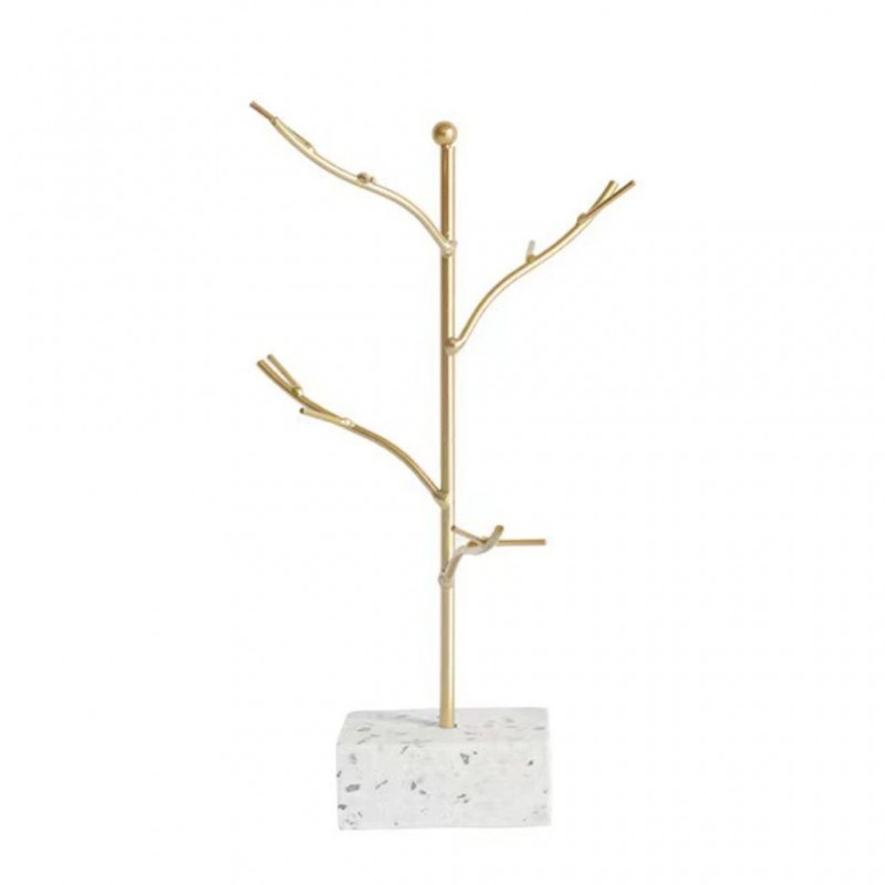 Creative Jewelry Rack Metal/Stone Base Creative Jewelry Rack Metal/Stone Base