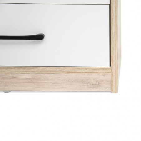 Wonderland Chest Of Drawers Laguna Wood & White