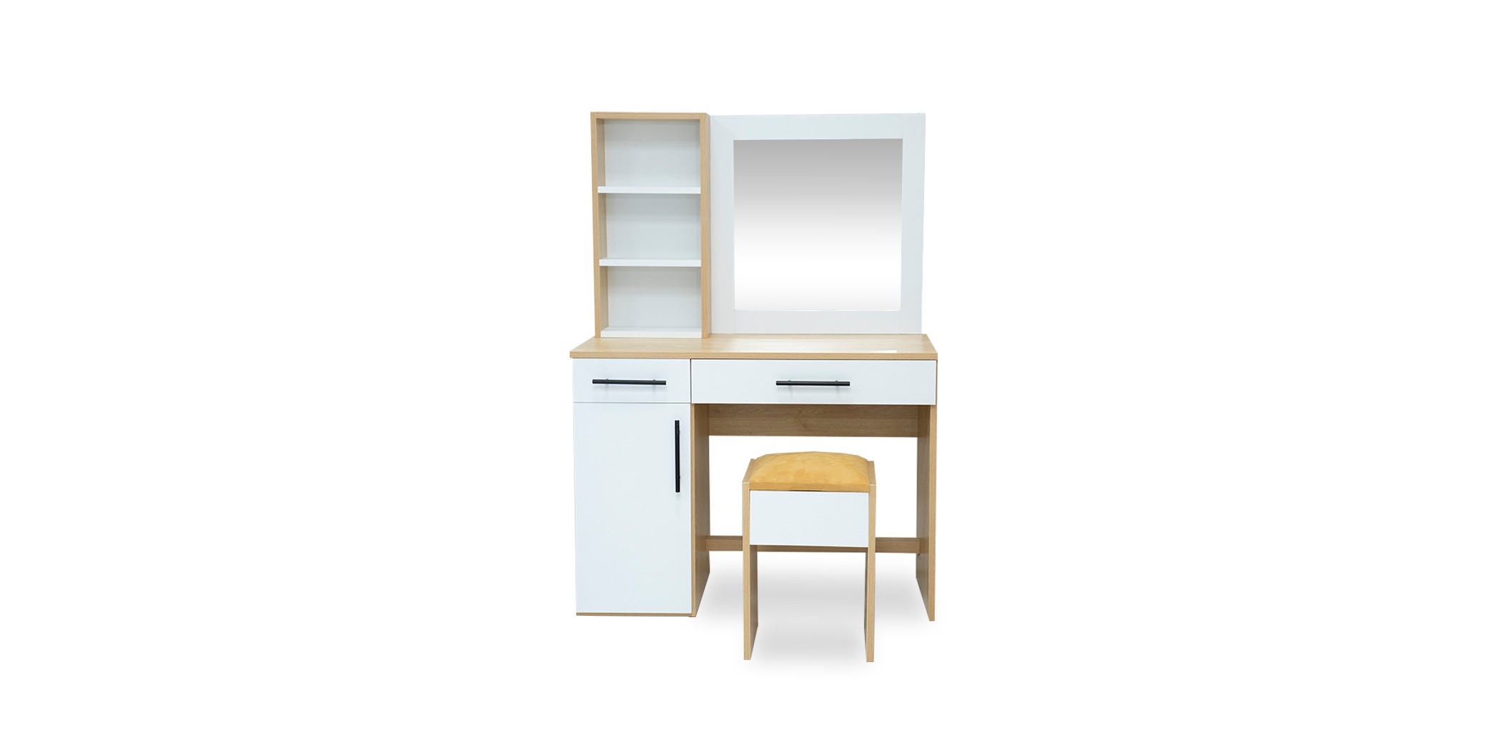 Cabana Dressing Table Applewood & White