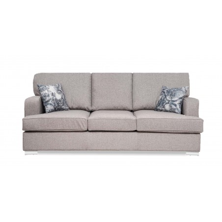 Belluti 3+2 & Ottoman in Beige Col fabric