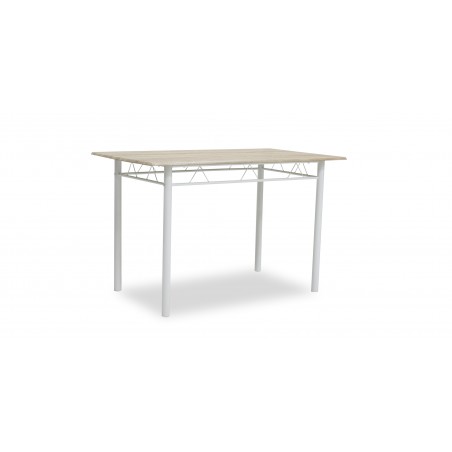 Yakon Table and 4 Chairs Metal/MDF