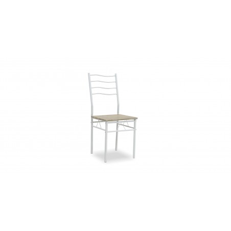 Yakon Table and 4 Chairs Metal/MDF