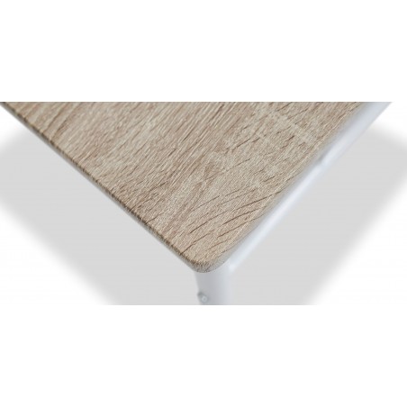 Yakon Table and 4 Chairs Metal/MDF