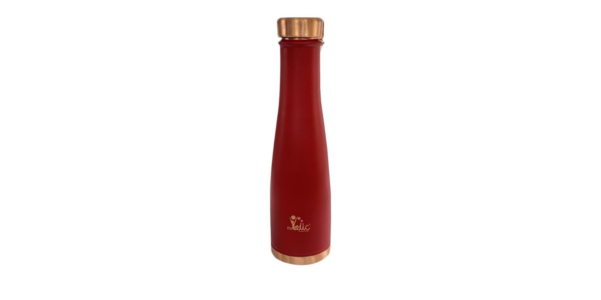 Dr Vedic DRV064 900ml Cherry Colour Shark Bottle Copper "O"