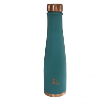 Dr Vedic DRV045 900ml Ocean Blue Colour Shark Bottle Copper "O"