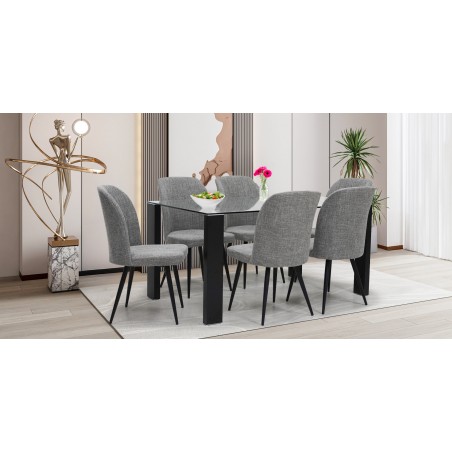 Alice Table and 6 Chairs