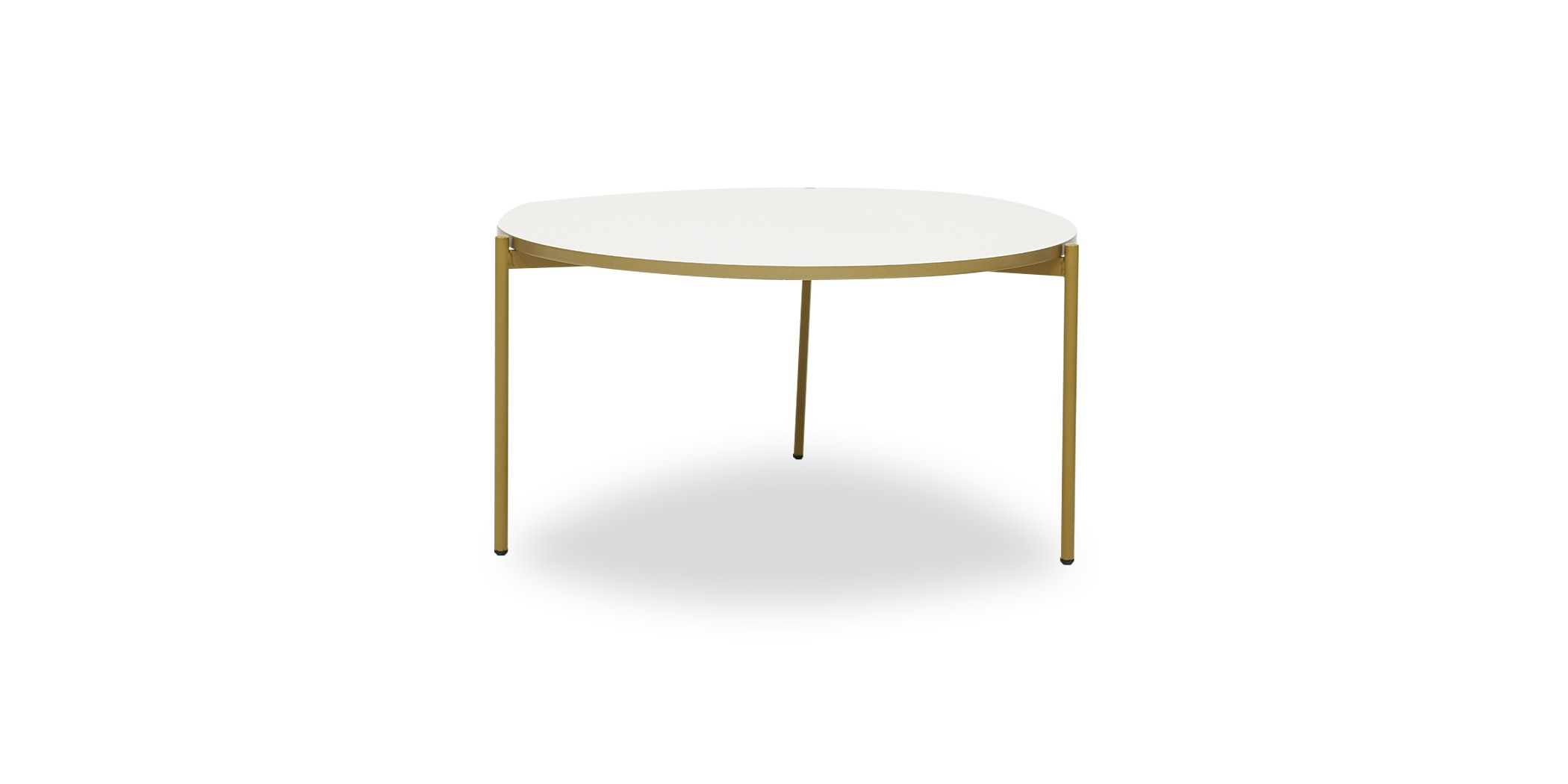 Bela Round Coffee Table Off White