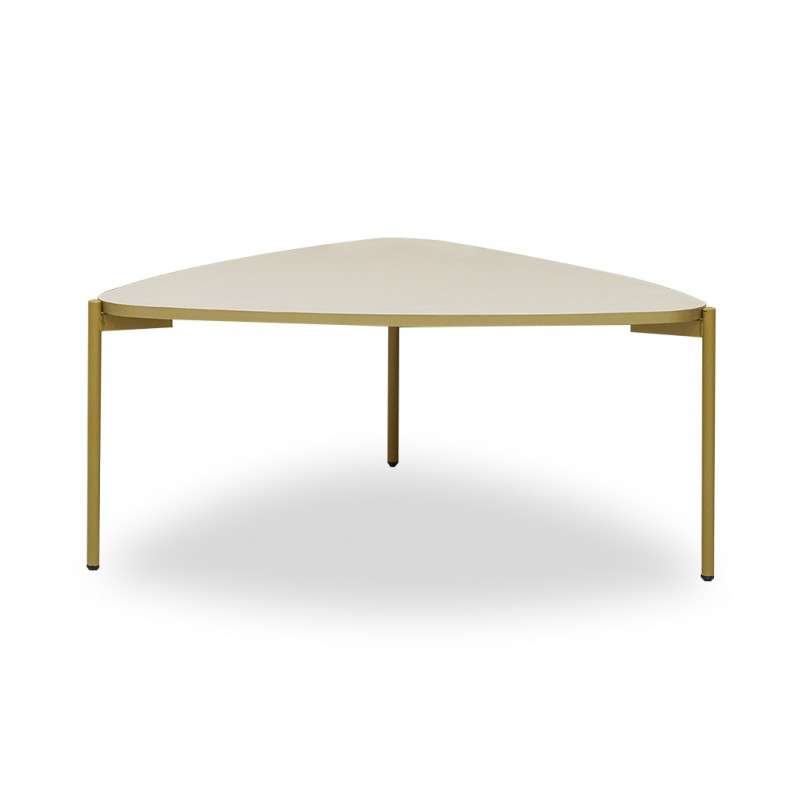 Isa Triangular Coffee Table Off White Isa Triangular Coffee Table Off White