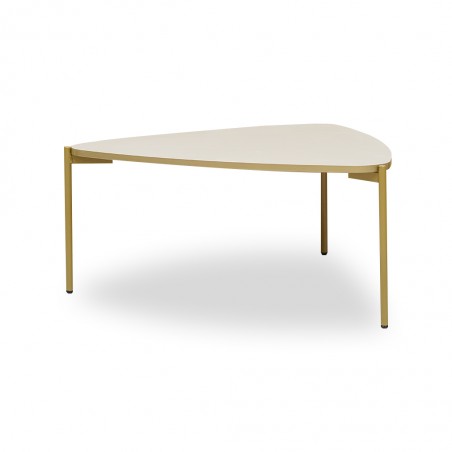 Isa Triangular Coffee Table Off White