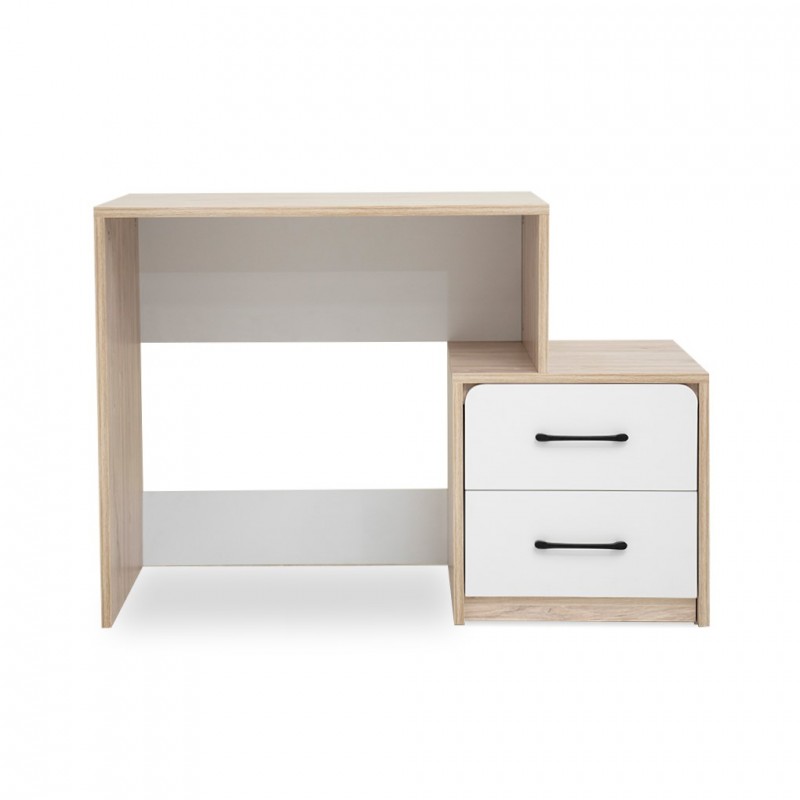 Wonderland Office Table Laguna Wood & White Wonderland Office Table Laguna Wood & White