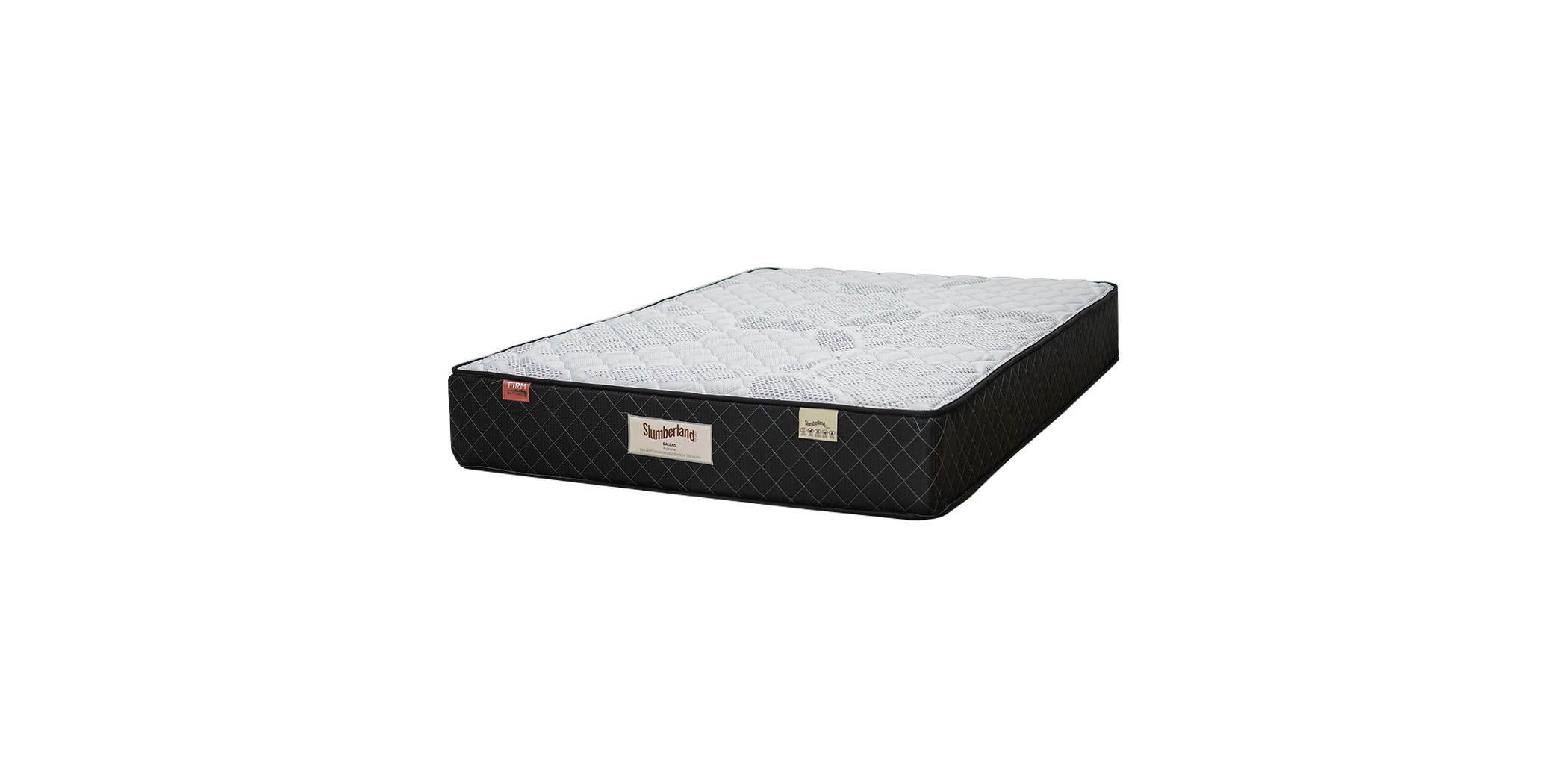 Slumberland Dallas Supreme 180x200 cm Firm White Grey