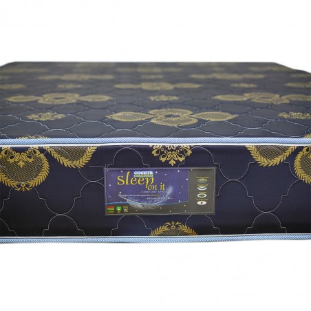 Sleep On It Econo Comfort Double 137x190 cm Bonnell Spring Fabric Blue