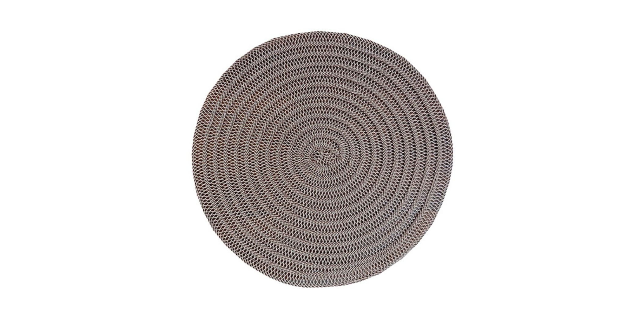 Plate Mat Round Grey
