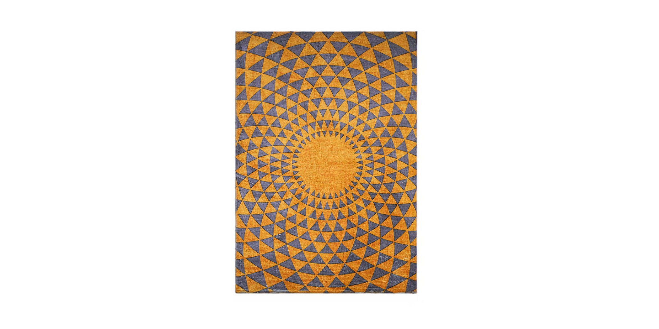 Rugs 160-230 cm Yellow & Pale Blue