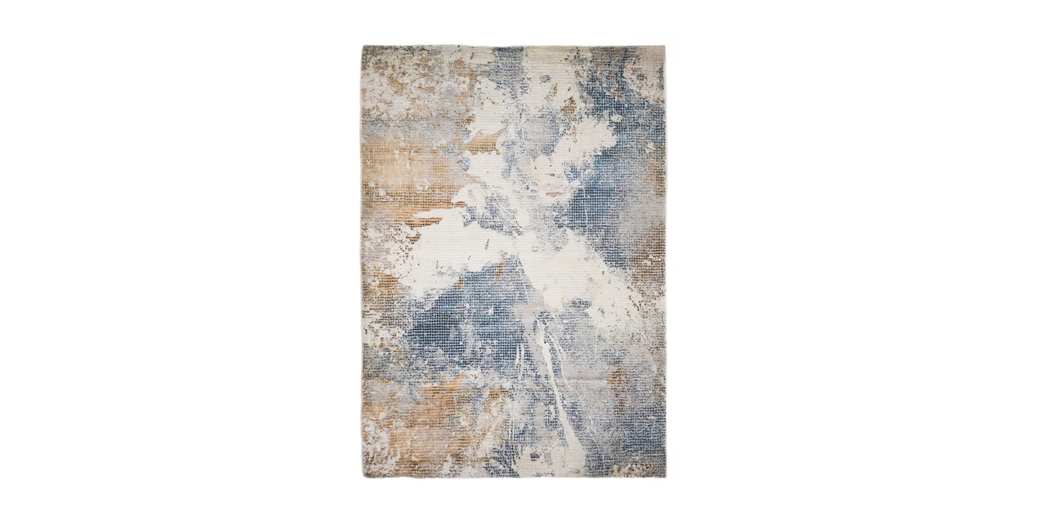 Rugs 160-230 cm Blue, Grey & Brown