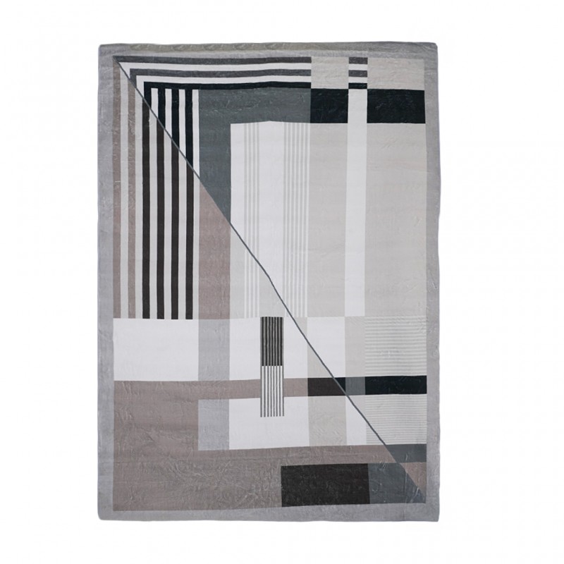Rugs 160-230 cm Grey & Navy Blue Rugs 160-230 cm Grey & Navy Blue