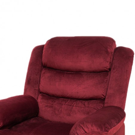 Carole Recliner 1 Str Fabric Cranberry