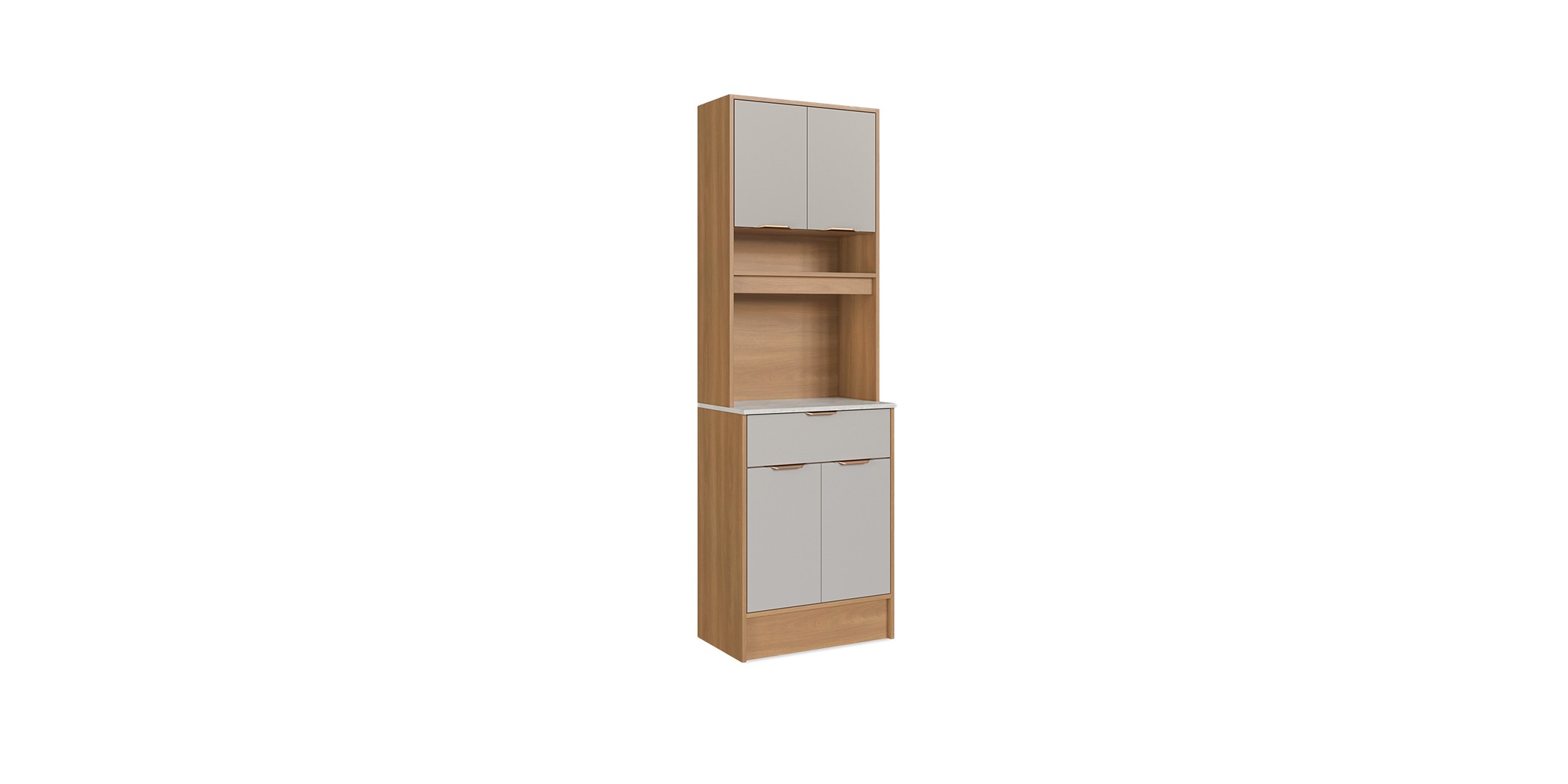 Lotus Kitchen Cabinet Of 4 Doors 1 Drawer Freijo/Arenas