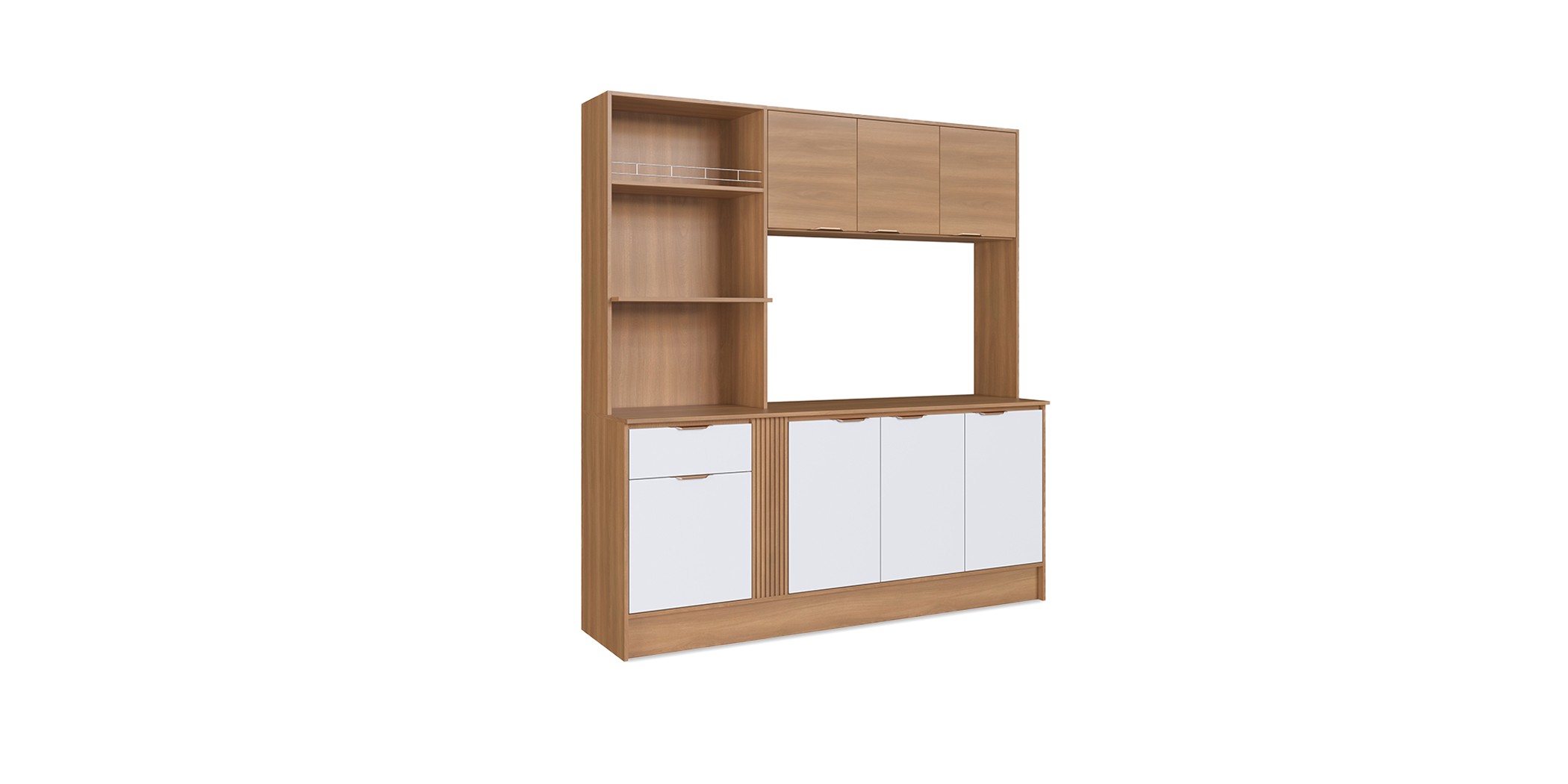 Cecilia Kitchen Cabinet Of 7 Doors 1 Drawer Freijo