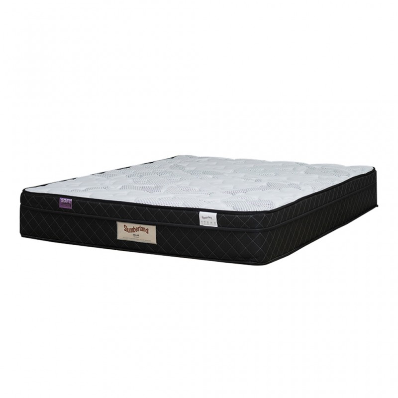 Slumberland Dallas Comfort 200x200 cm Soft White Grey Slumberland Dallas Comfort 200x200 cm Soft White Grey