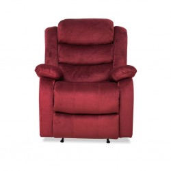 Carole Single Recliner Cranberry Col
