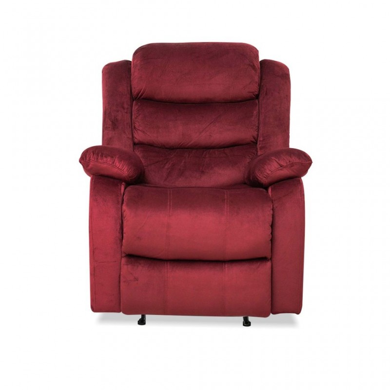 Carole Recliner 1 Str Fabric Cranberry