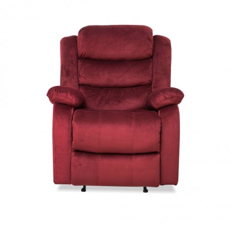 Carole Recliner 1 Str Fabric Cranberry