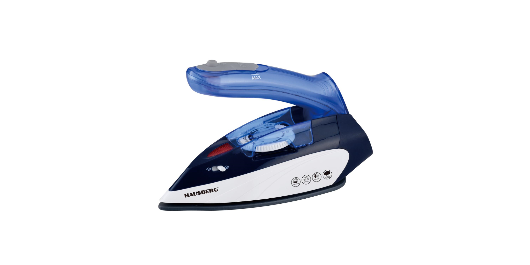 Hausberg HB-7810BL Travel Ceramic Steam Iron "O"
