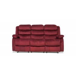 Carole Recliner Sofa 3+2 Cranberry Fab Carole Recliner Sofa 3+2 Cranberry Fab