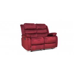 Carole Recliner Sofa 3+2 Cranberry Fab Carole Recliner Sofa 3+2 Cranberry Fab