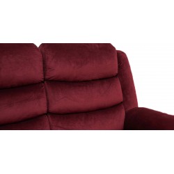 Carole Recliner Sofa 3+2 Cranberry Fab Carole Recliner Sofa 3+2 Cranberry Fab