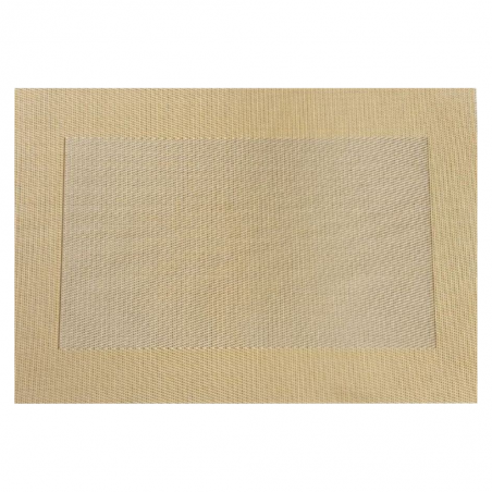 Plate Mat Square Yellow
