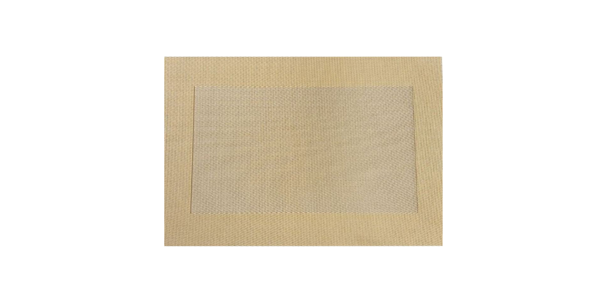 Plate Mat Square Yellow