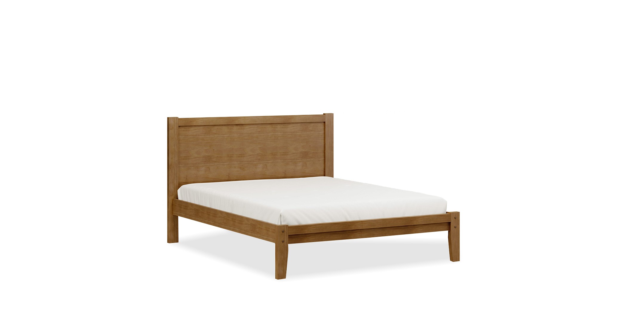 Prata Queen Bed 160 cm Freijo/Solid Wood
