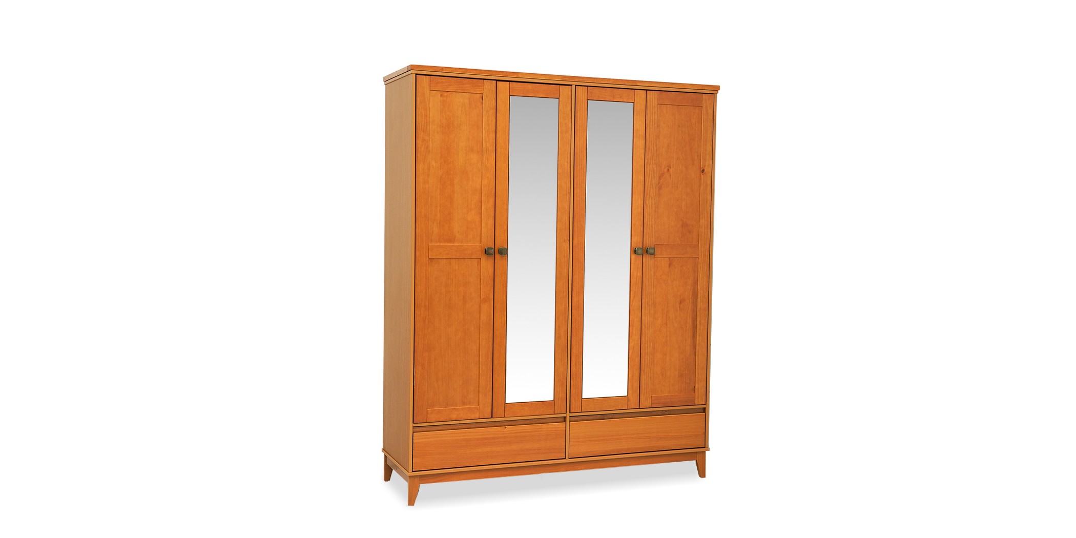 Prata Wardrobe 4 Doors And 2 Drawers Freijo/S