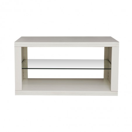 Flamboyant Coffee Table with glass shelf