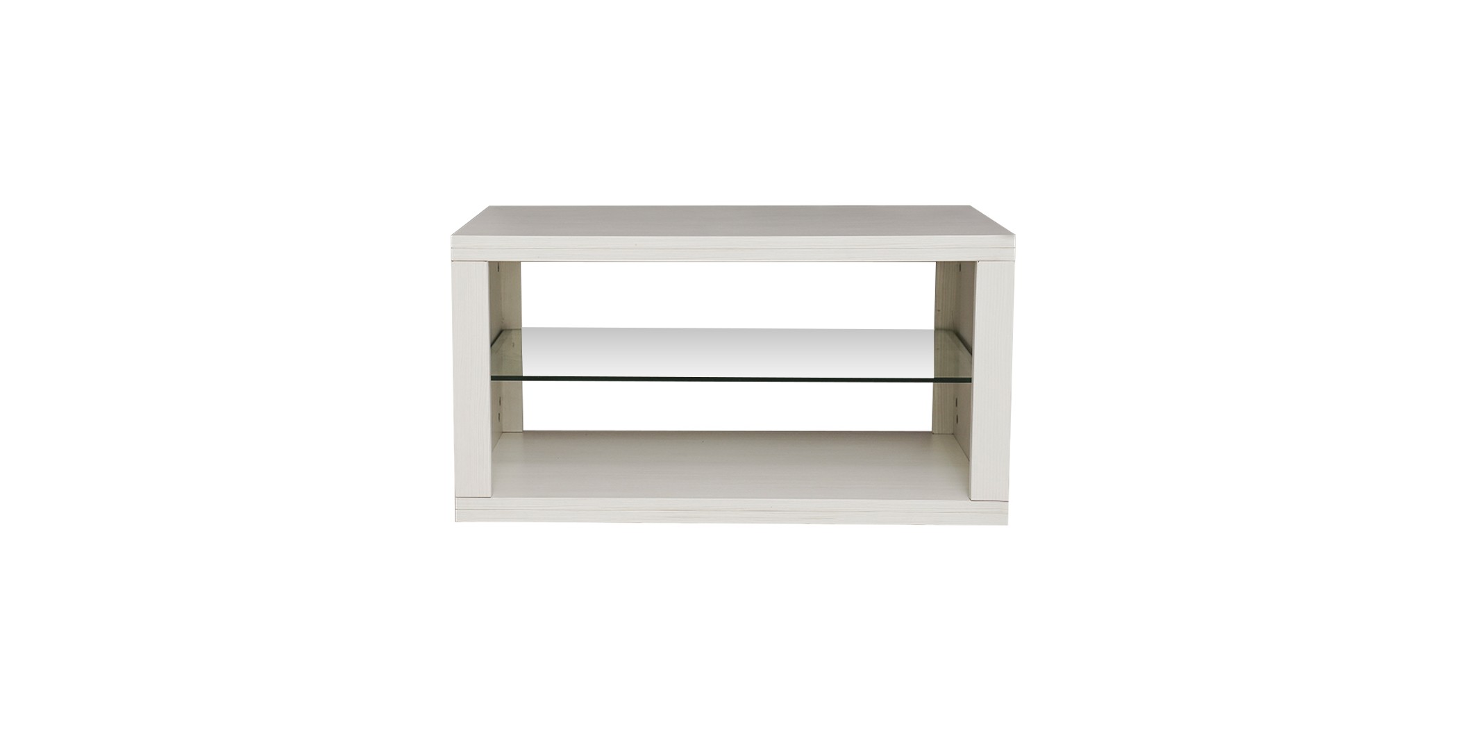 Flamboyant Coffee Table with glass shelf