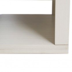 Flamboyant Coffee Table with glass shelf