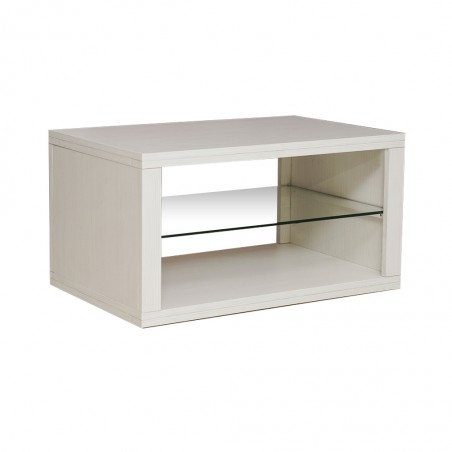 Flamboyant Coffee Table with glass shelf