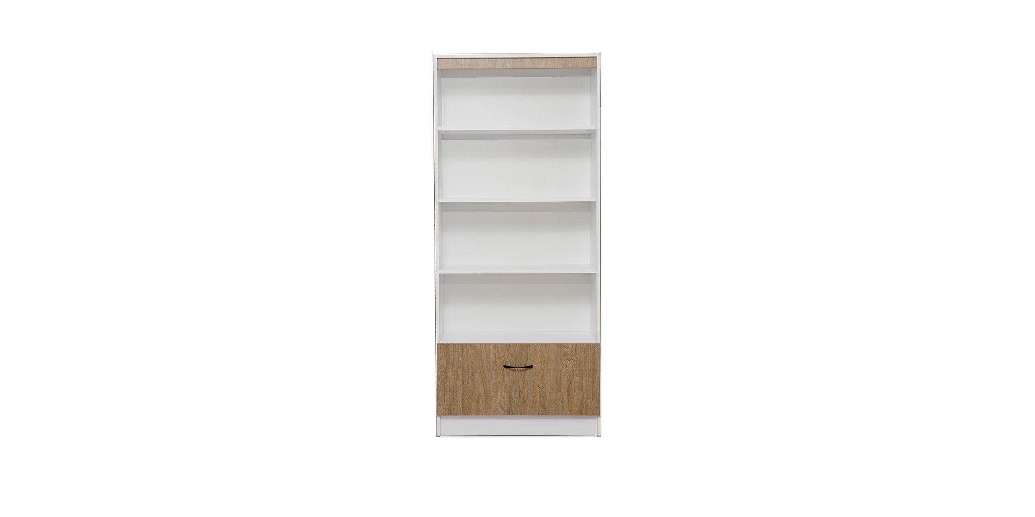 Pandora Bookshelf White & Relic Oak