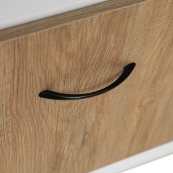 Pandora Bookshelf White & Relic Oak