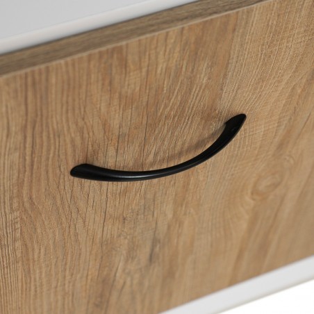 Pandora Bookshelf White & Relic Oak