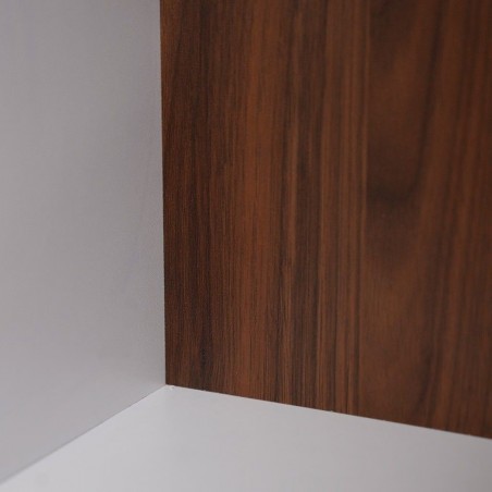 Arletta Bookshelf White & Walnut