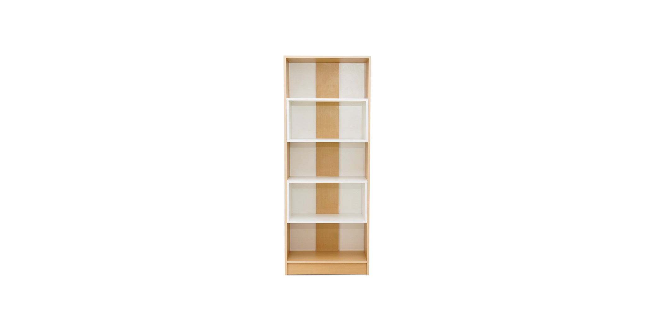 Casablanca Bookshelf White & Golden Oak