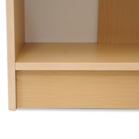 Casablanca Bookshelf White & Golden Oak