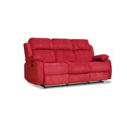 Sabella Recliner Sofa 3+2 Cranberry Col Fabric Sabella Recliner Sofa 3+2 Cranberry Col Fabric