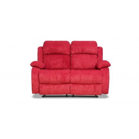 Sabella Recliner Sofa 3+2 Cranberry Col Fabric